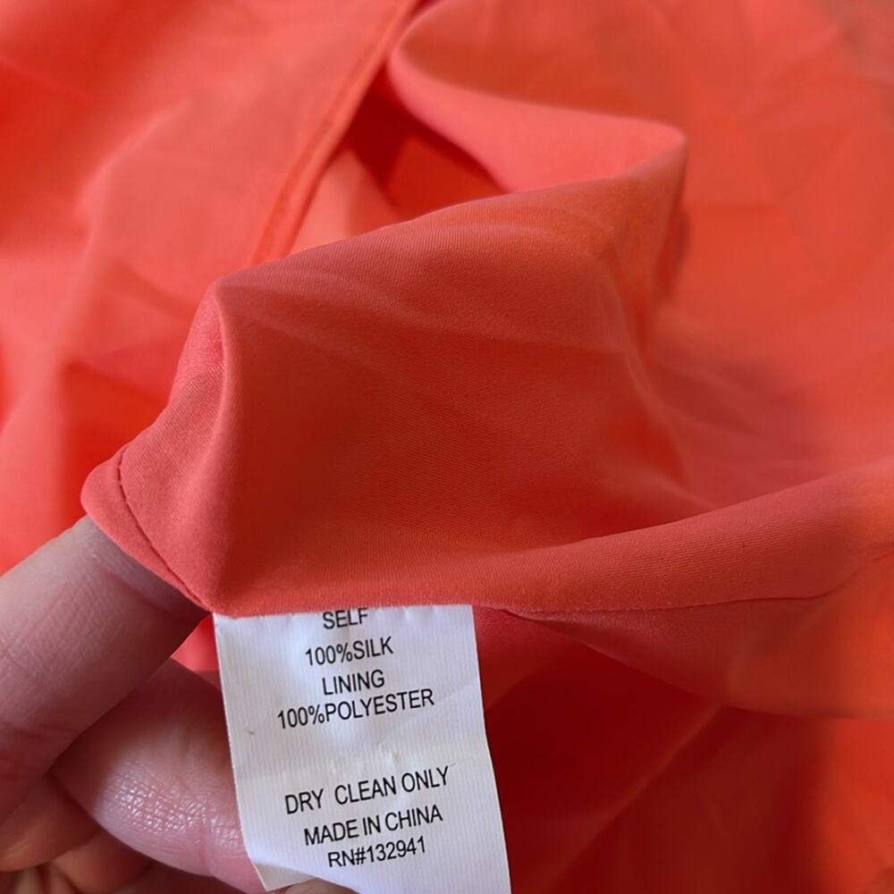AMANDA UPRICHARD Belladonna New Fluro Ruffle Mini Dress Size Small - Picture 8 of 8